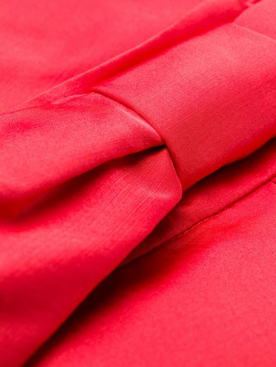Pre-owned Dior 1990's  Bow Detail Top In Red