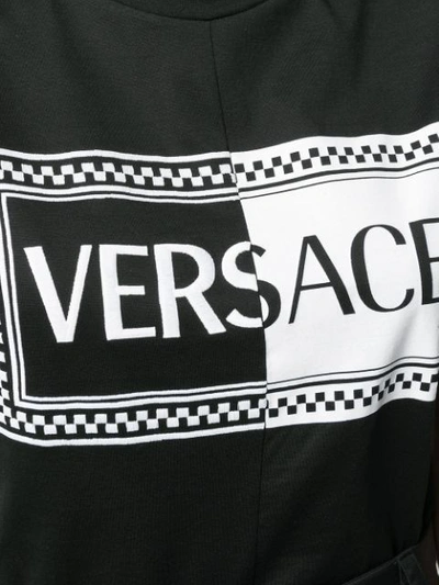 Shop Versace Vintage Logo Tank Top In Black
