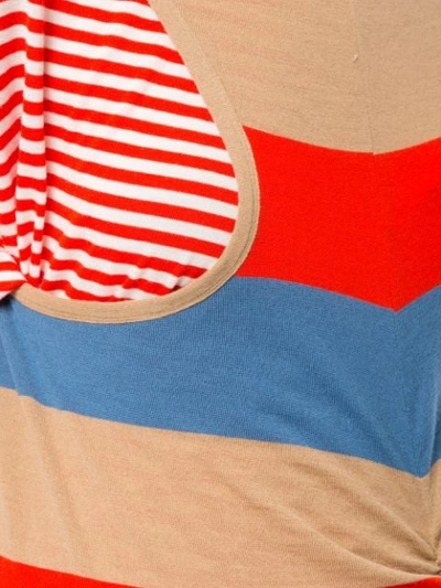 Shop Marni Layered Striped T-shirt In Multicolour