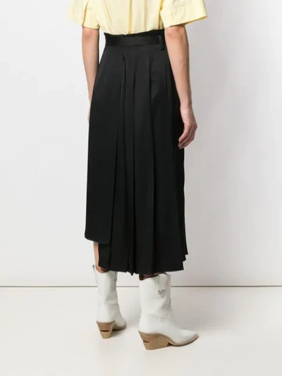 FENDI MIDI PLEATED SKIRT - 黑色