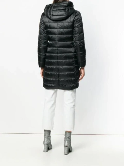 Shop Max Mara Long Padded Coat - Black