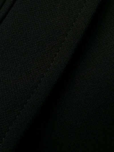 Shop Prada Crystal Embellished Collar Jacket In Black