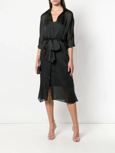 Shop Styland Wrap Dress In Black