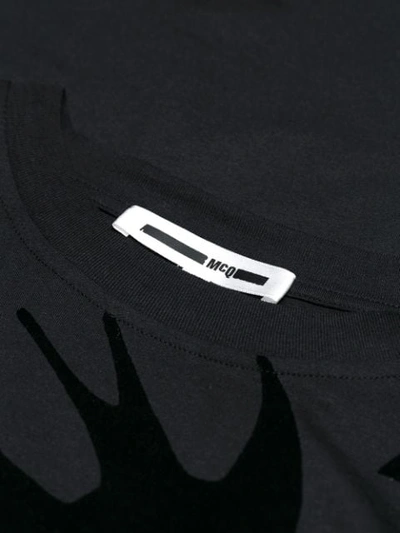 Shop Mcq By Alexander Mcqueen Swallow T-shirt In Black