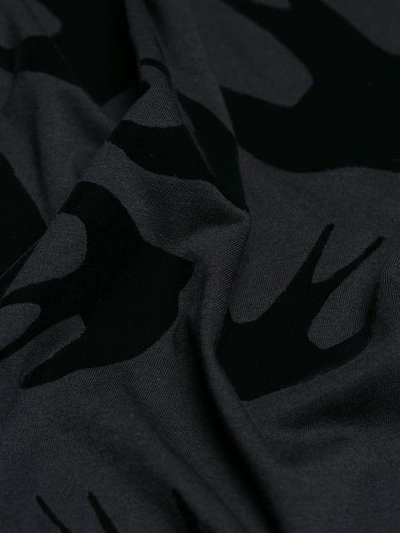 Shop Mcq By Alexander Mcqueen Swallow T-shirt In Black