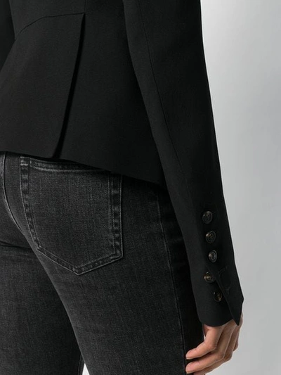 Shop Rick Owens Classic Fitted Blazer In Black