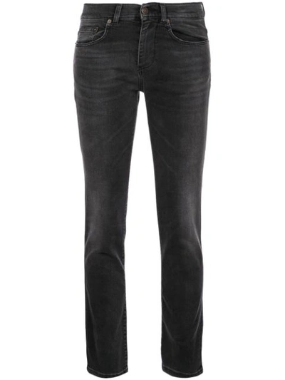 Shop 6397 Skinny Fitted Jeans In Black