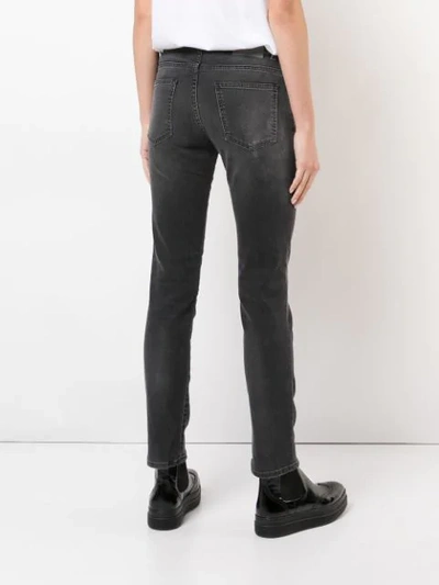 Shop 6397 Skinny Fitted Jeans In Black