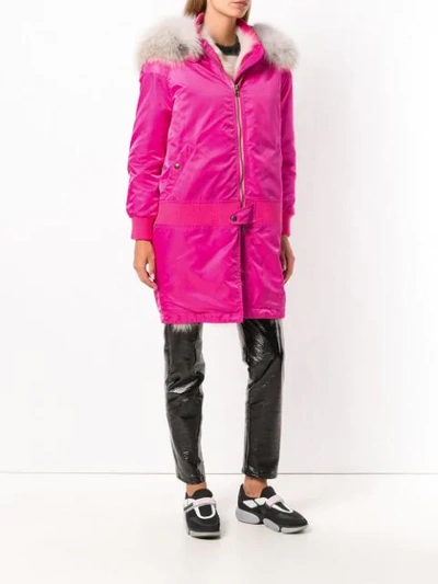Shop Mr & Mrs Italy Hooded Parka Coat In 4265