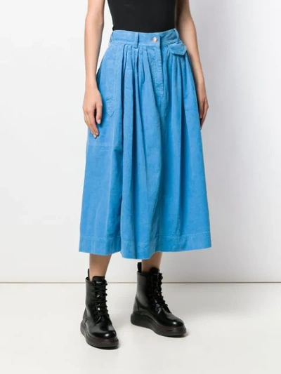 Shop Marc Jacobs The Found Skirt In Blue