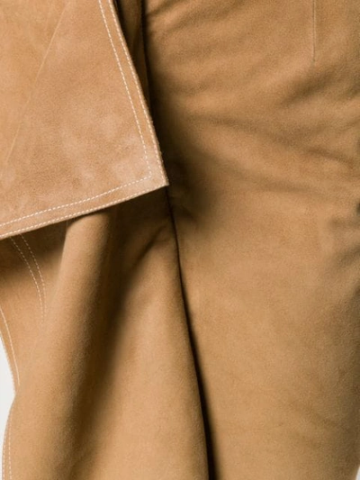 Shop Aalto Fitted Panel Skirt In Neutrals