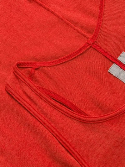 Shop Rick Owens Jersey Tank Top In Red