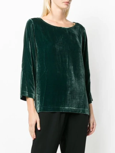 Shop Marcha Saga Blouse In Green