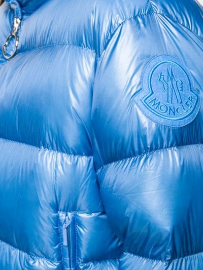 Shop Moncler Copenhague Padded Jacket In Blue