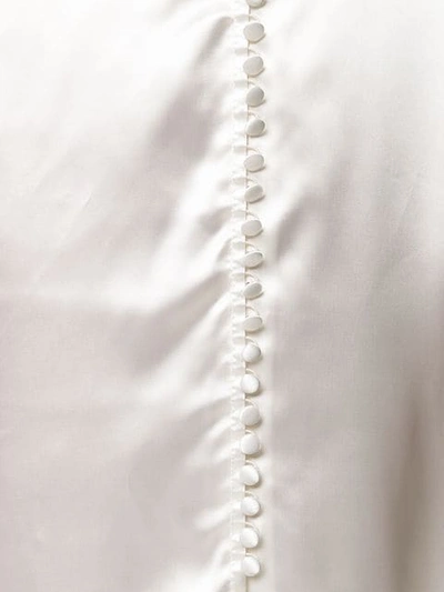 Shop Mm6 Maison Margiela Button Shirt Dress In White