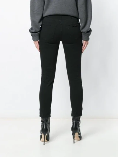 Shop Dsquared2 High-waisted Skinny Jeans In Black