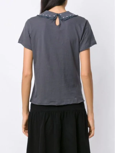 Shop Andrea Bogosian Plaint T-shirt - Grey In Gray