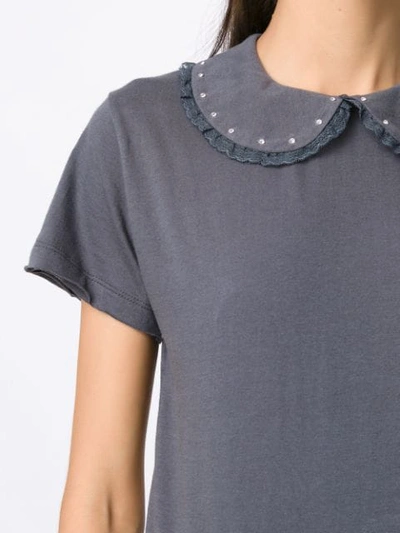 Shop Andrea Bogosian Plaint T-shirt - Grey In Gray