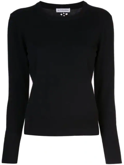 Shop Altuzarra 'fillmore' Knit Top In Black