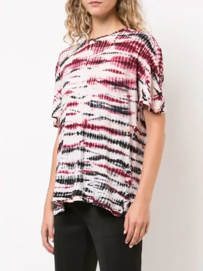 Shop Proenza Schouler Tie Dye Short Sleeve T-shirt In Multicolour