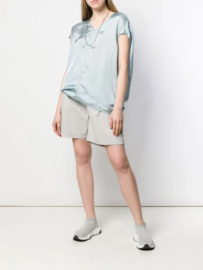 Shop Rick Owens Short In Blue