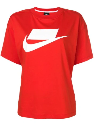 Shop Nike Logo T-shirt - Red