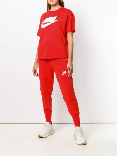 Shop Nike Logo T-shirt - Red