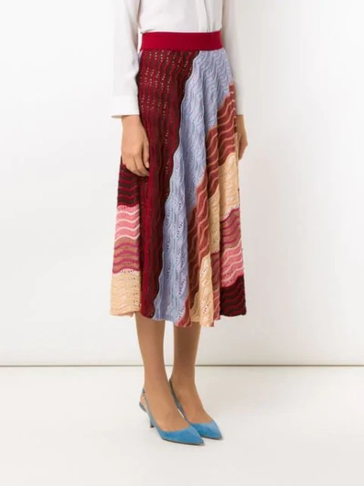 Shop Cecilia Prado Francisca Midi Skirt In Multicolour
