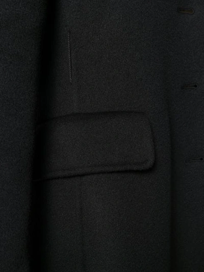 Shop Valentino Cashmere Single-breasted Coat In Black