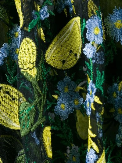 Shop Diane Von Furstenberg Lemon Print Dress In Lemcb Lemons Collage Black 