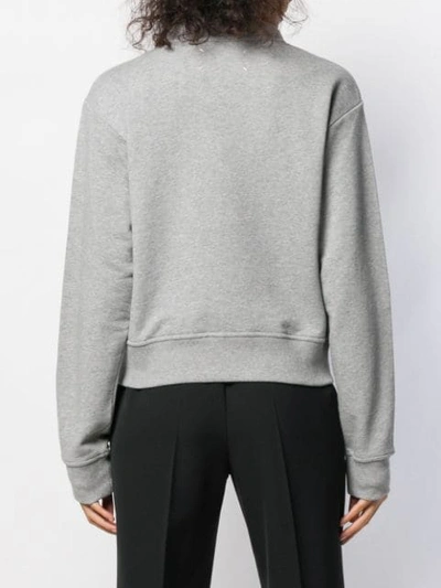 Shop Maison Margiela Relaxed Fit Sweater - Grey