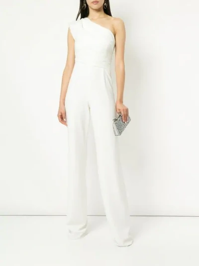 Shop Rachel Gilbert Sachi Jumpsuit In White