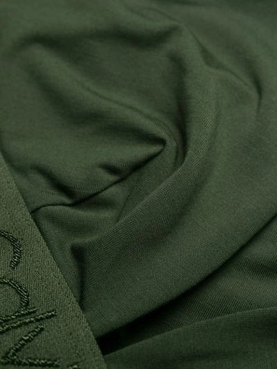 Shop Calvin Klein Bh Mit Logo-bund - Grün In Green