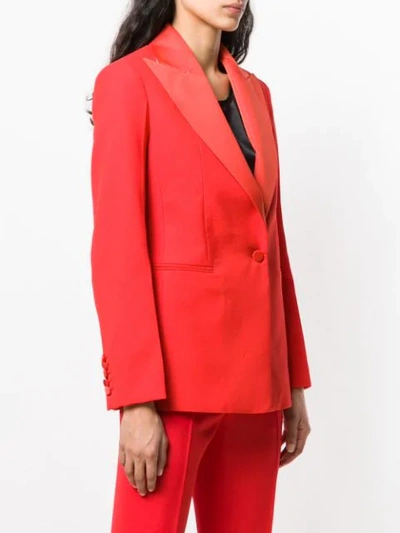 Shop Joseph Tuxedo Jacket In Red