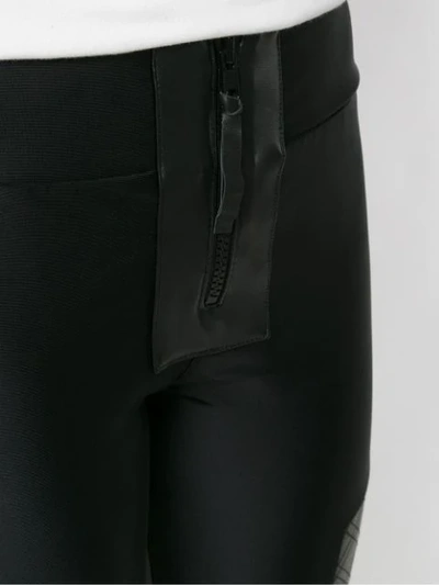 Shop Andrea Bogosian Panelled Leggings In Black