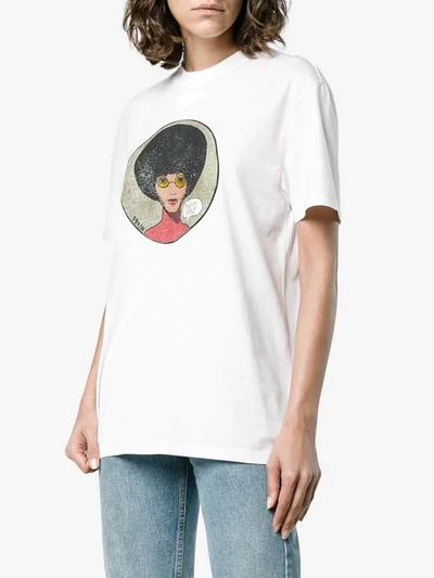 Shop Prada Afro Right On T Shirt - Pink