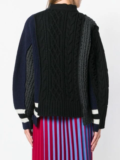 zipped knit coat
