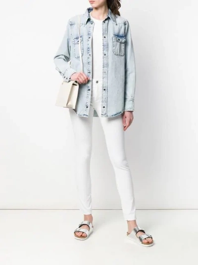 Shop Ag The Prima Skinny Jeans In White