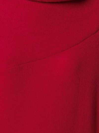Ben Taverniti Unravel Project Cashmere Knitted Long Dress In Red