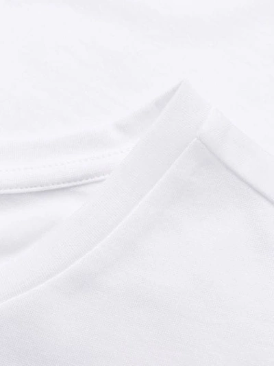 Shop Emporio Armani A Print T-shirt In White