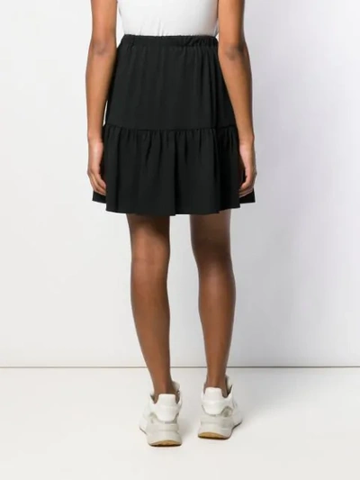 Shop Kenzo High Waisted Skirt In Black