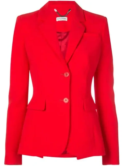 Shop Altuzarra Fenice Jacket In Red