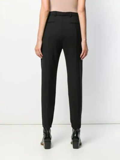 Prada Tailored Pleated Trousers In F0002 Black