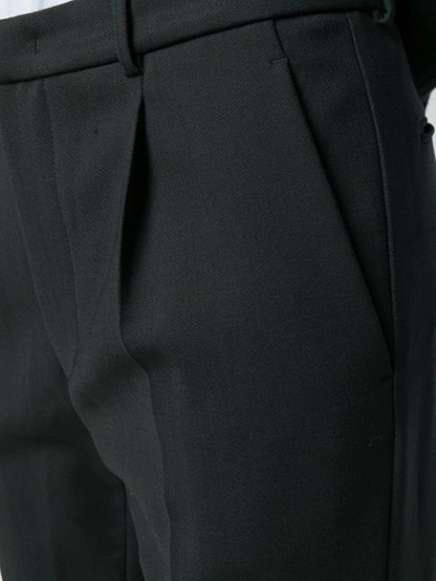 Prada Tailored Pleated Trousers In F0002 Black