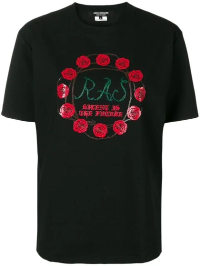 Shop Junya Watanabe Printed T-shirt In Black