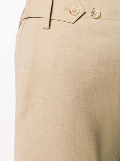 Shop The Row High Waisted Tailored Trousers In Brown