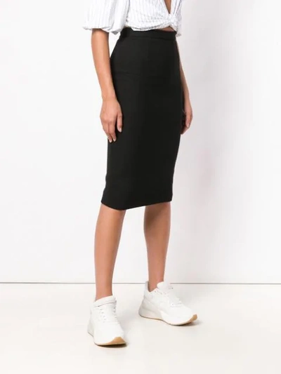 Shop Styland Midi Pencil Skirt In Black