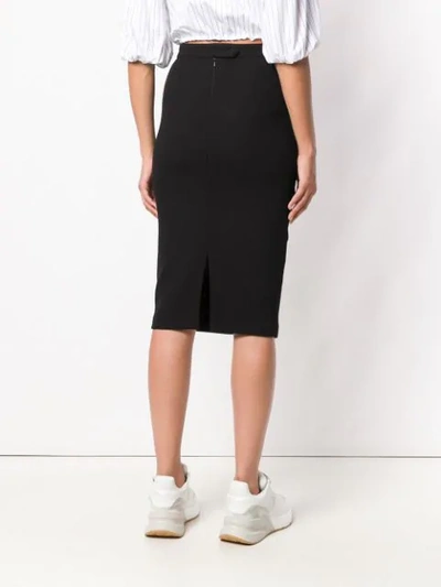 Shop Styland Midi Pencil Skirt In Black
