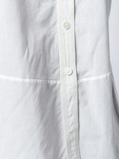 Shop Ann Demeulemeester High Neck Shirt In White