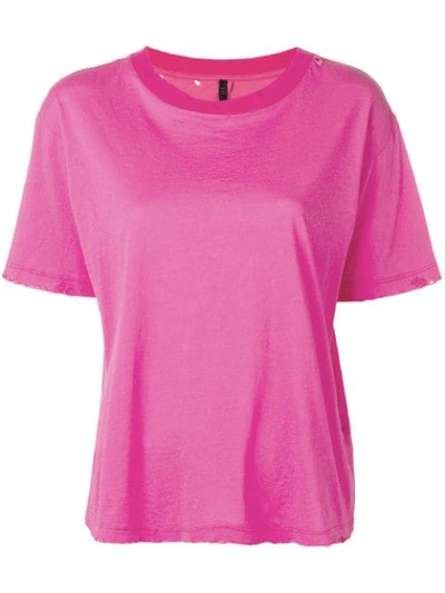 Shop Ben Taverniti Unravel Project Loose-fit T-shirt In Pink